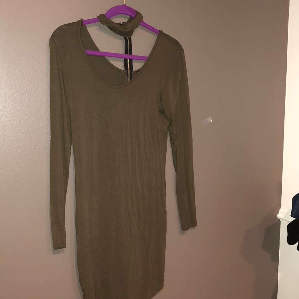 Army green shirt